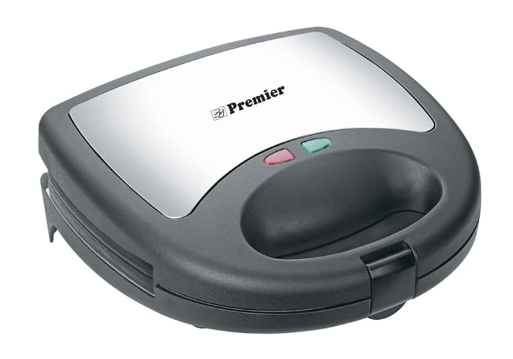 Premier 3-in-1 Sandwich Maker, 750 Watt, With Detachable Plates For Toast, Waffle And Grill - Psm03,