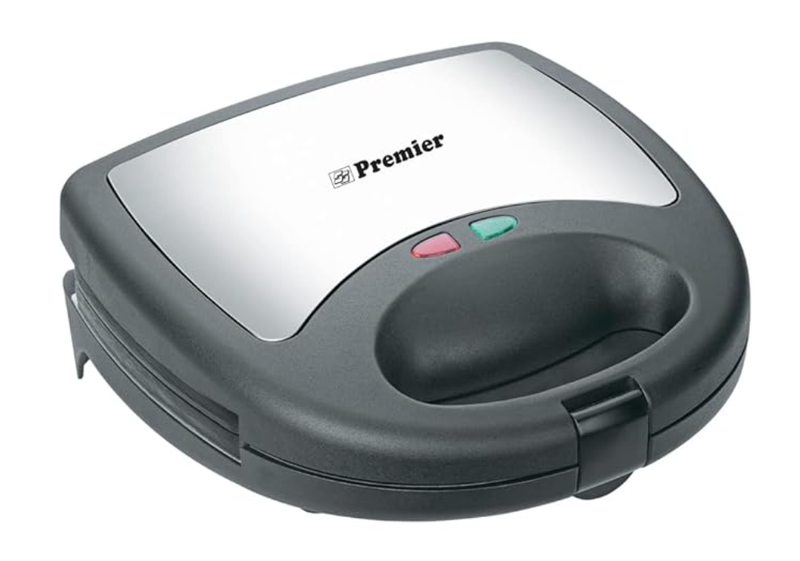 Premier 3-in-1 Sandwich Maker, 750 Watt, With Detachable Plates For Toast, Waffle And Grill - Psm03,-1