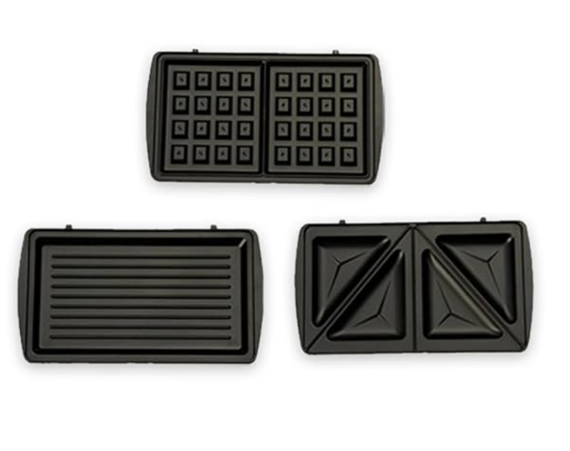 Premier 3-in-1 Sandwich Maker, 750 Watt, With Detachable Plates For Toast, Waffle And Grill - Psm03,-2