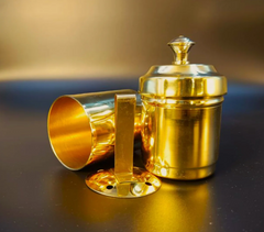 Traditional Pure Brass Coffee Filter-1