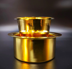 Traditional Pure Brass Davara Tumbler-2