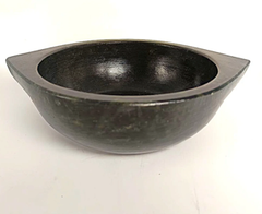 1.9 – 2.1 liter Handmade Natural Soapstone / Kalchatti | Kadhai | Open Fire and Gas Stove Compatible | Pre-Seasoned-1