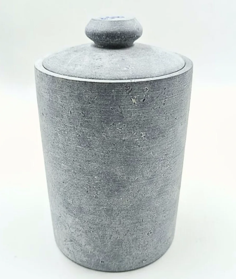 கையால் செய்யப்பட்ட இயற்கை சோப்புக்கல் / கல்சட்டி | சேமிப்பு கொள்கலன் | 900 மிலி - 1 லிட்டர்