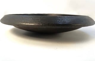 Pathiri/Appam Chatti/Pan - Round Bottom Clay (Black)-2