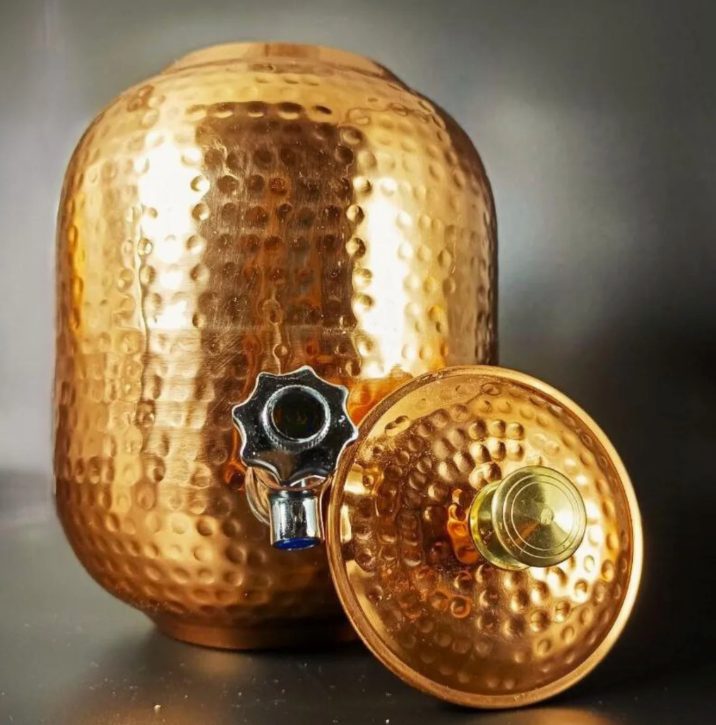 Pure Copper Water Dispenser (Matka/Pot) 4 Litres.