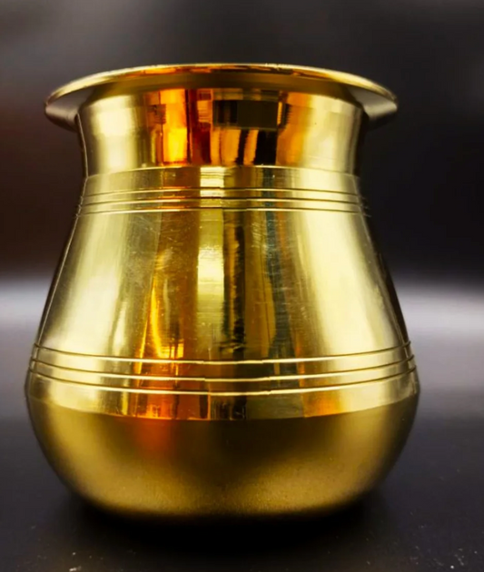 Traditional Pure Brass Saturi Lota