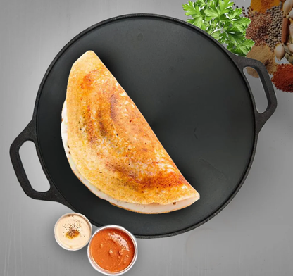 Cast Iron Roti/Chapati/Dosa Kallu Tawa Smooth Finish \ 12 inch