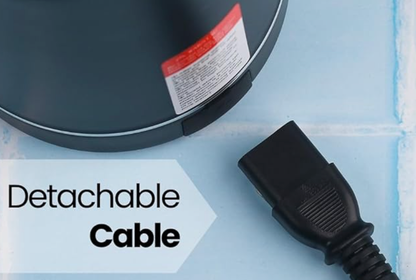 BREWINE Portable Electric Kettle 1.2 Ltr K21A (Black) | Fast Boiling Travel Kettle | Auto Shut-Off & Boil-Dry Protection | Lightweight & Compact for Home, Office & Travel