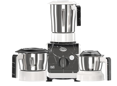 Stealth Elite MixerGrinder 750W AISI304 Food Grade SS Jars &Blades Serrated Stainless Steel Blades ABS Body 3Jars Small (0.5L) Medium (0.8L) Large (1.5L) 5 Year Motor Warranty (Granite Black)-1
