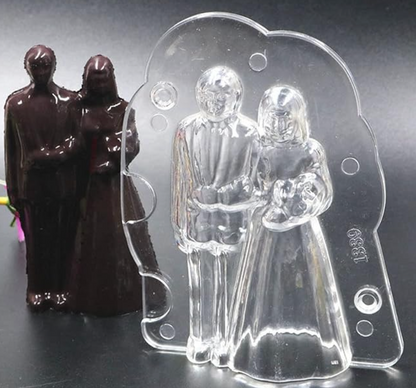 Chocolate Mold No Odor Anti-wear Cute Round Edge Chocolate Mold for Hotel