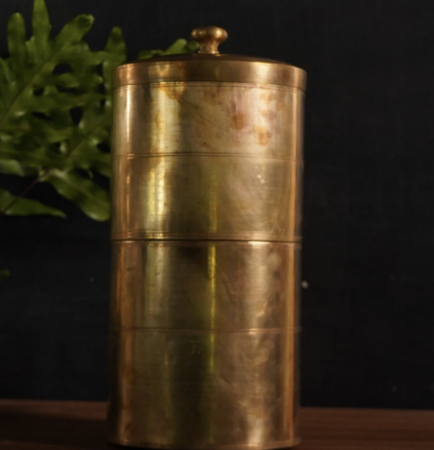 Antique Brass Coffee Filter