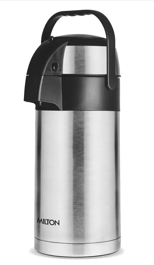 Milton Beverage Dispenser 4500 Stainless Steel for Serving Tea and Coffee, 4250 ml, Silver-1