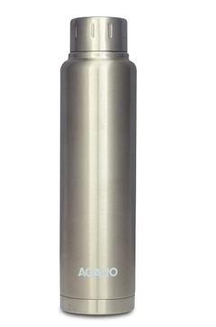 AGARO Regal Stainless Steel Vacuum Flask 450 ML, Double Walled Vacuum Insulated, Copper Insulated, 304 Grade Inner and Outer Stainless Steel Crafted, Leak Proof, Hot and Cold up to 8 hrs, (Silver).-1
