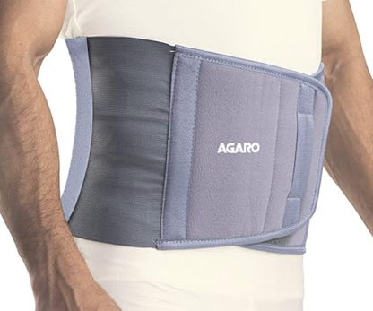 AGARO Abdominal Belt, Ideal For Slimming Waist, Lower Back Pain Relief, After Delivery For Tummy Reduction, Breathable Belt For Men And Women