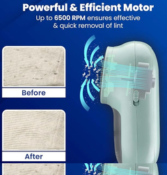 AGARO LR2007 Lint Remover, Fabric Brush, Rechargeable, for Woolen Sweaters, Clothes, Shirts, Jackets, Burr Remover, Pill Remover from Carpets, Curtains.-2