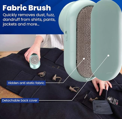 AGARO LR2007 Lint Remover, Fabric Brush, Rechargeable, for Woolen Sweaters, Clothes, Shirts, Jackets, Burr Remover, Pill Remover from Carpets, Curtains.
