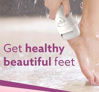 AGARO CR3001 Callus Remover with 3 Interchangeable Head Rollers, Rechargeable for Foot Care, Callus & Dead Skin Removal