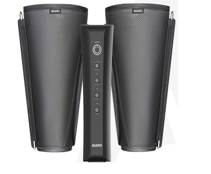 AGARO 33511 MAGMA Air Compression Leg Massager, for Pain Relief & blood circulation Massager  (Dark Grey)