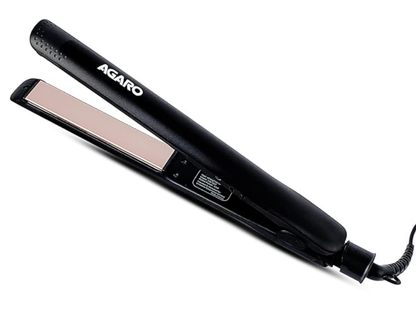 AGARO HS1907 Hair Straightener, Keratin Infused Ceramic Coated Plates, Fast Heating, PTC Heating, Hair Straightening, Hair Styling For Women ,Black