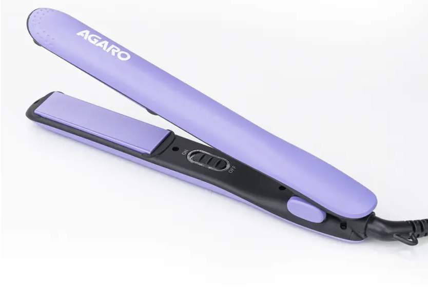 AGARO Keratin Infused Ceramic Coated Plates, Fast PTC Heating, HS1917 Hair Straightener  (Blue)