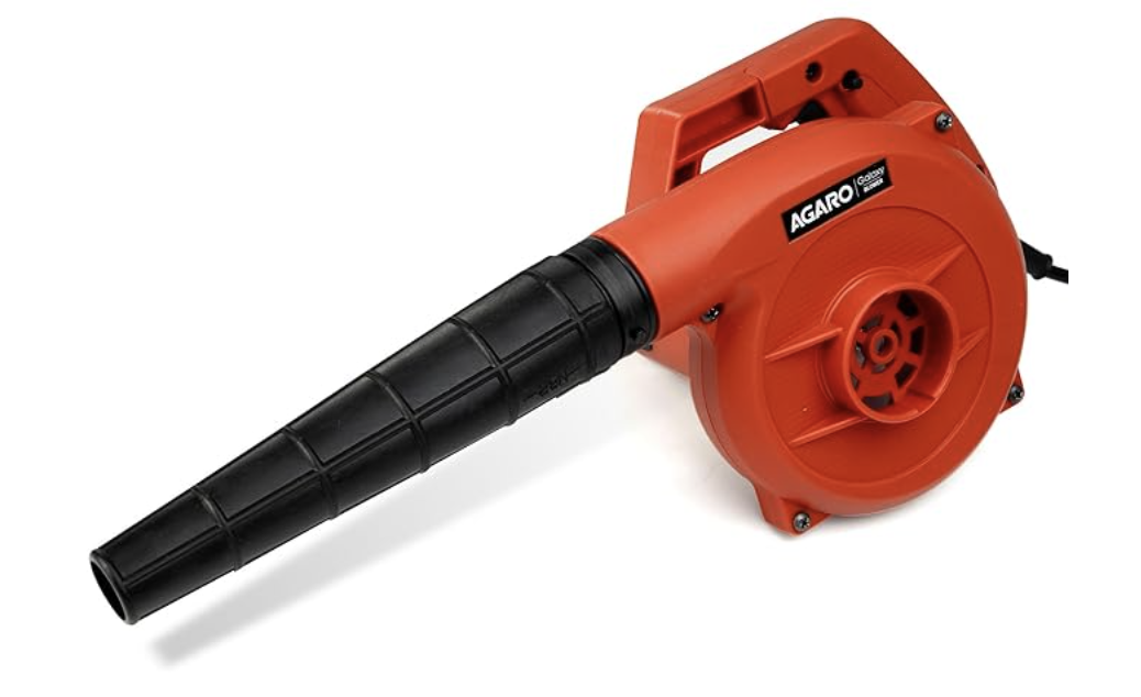 AGARO Galaxy Electric Blower, Blow Rate 2.8 m3/Min, 13000 RPM, Professional Quality, Clears Away Dust Particles from Furniture, Cars, Windows & Other Rigid Surfaces, 600W, Red