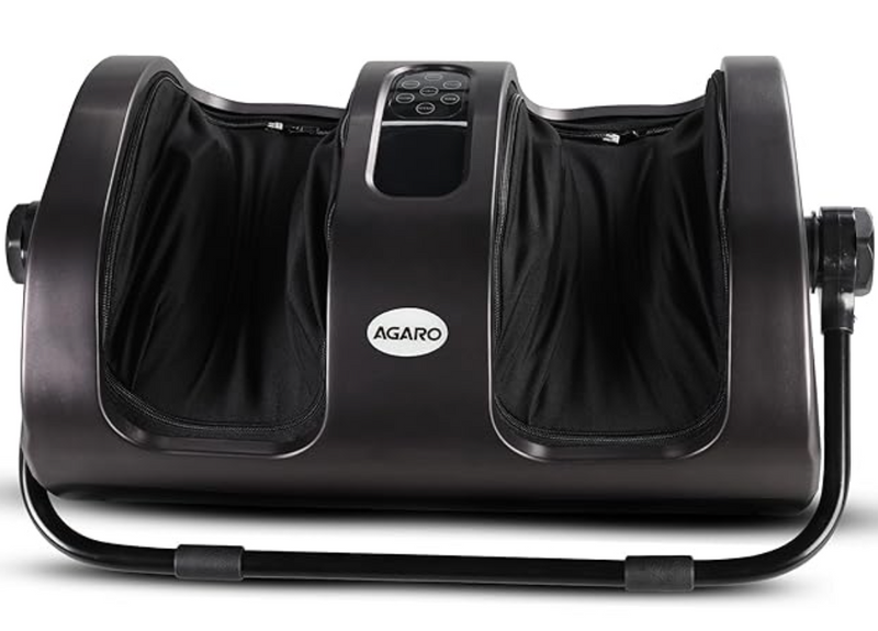 AGARO Grand Shiatsu Foot Massager with Kneading Function for Pain Relief & Improving Blood Circulation, Corded Electric, Black-1