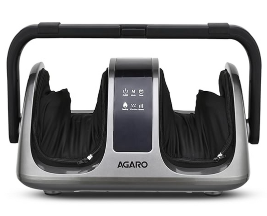 AGARO Primo Foot Massager, Kneading & Rolling Function, Lukewarm Heat, Vibration, Timer, for Pain Relief, Muscle Relaxation & Improving Blood Circulation