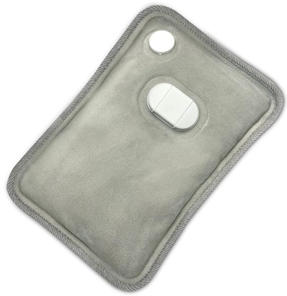 AGARO Hot Water Bag HB371, Heating Bag for Pain Relief, Electric Heating Pad, Heating Pouch, Hot Water Bottle Bag, 6 Layer PVC Fabric, Double Insulation System, Fast Heating, Leak Proof, Grey