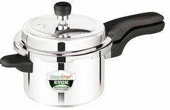 Greenchef Evok Strong Aluminium 5 L Pressure Cooker Non Induction Base (Aluminium)-1