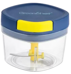 Greenchef Mini Pro Vegetable Chopper 650 ML Capacity with Stainles Steel Two Blades-1