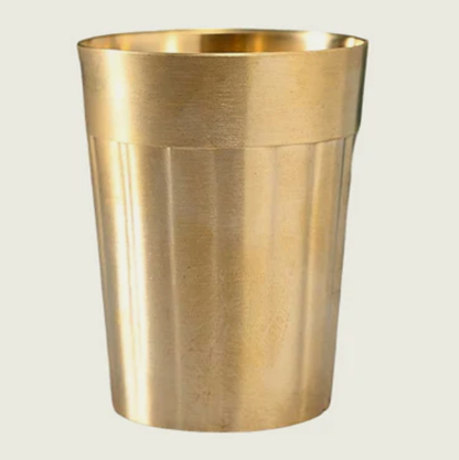 Handcrafted Brass Tea Glass – Traditional Pure Brass Cup for Authentic Flavor & Warmth