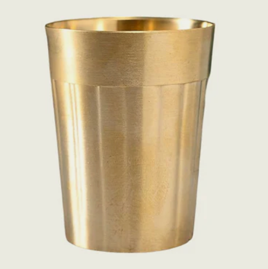 Handcrafted Brass Tea Glass – Traditional Pure Brass Cup for Authentic Flavor & Warmth