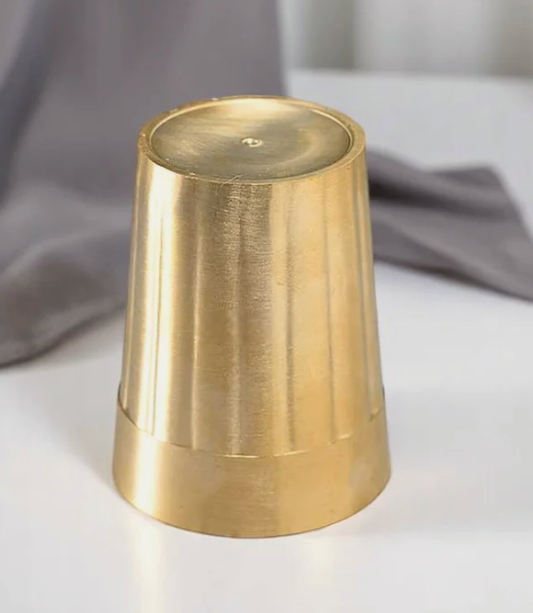 Handcrafted Brass Tea Glass – Traditional Pure Brass Cup for Authentic Flavor & Warmth