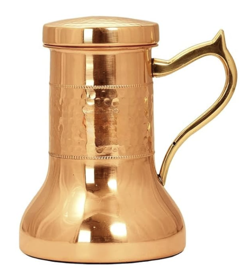 Copper Bedside Jug | Pure Copper Water Jug for Healthy Hydration | VelanStore-1