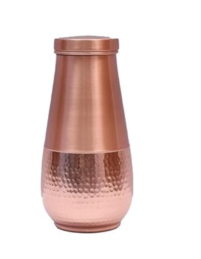 செம்பு படுக்கை நீர் ஜாடி | தூய செம்பு சுகாதார கொள்கலன் | வேலன்ஸ்டோர்