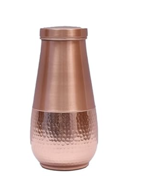 செம்பு படுக்கை நீர் ஜாடி | தூய செம்பு சுகாதார கொள்கலன் | வேலன்ஸ்டோர்