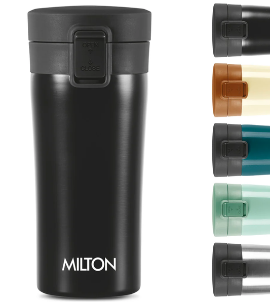 मिल्टन थर्मोस्टील वैक्यूम इंसुलेटेड ट्रैवल कॉफ़ी मग
