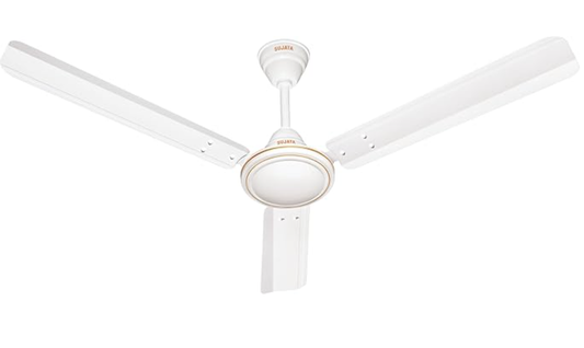 Sujata Ceiling Fan 1200mm | 3-Year Warranty | Ceiling Fan for Living Room/Bedroom, 100% Copper Winding, Powerful airflow, BEE Star Rated (AL 450 - White)