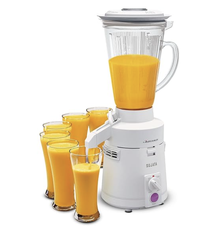 Sujata Megamix 900 Watts Mixer Blender | 22000 Rotations Per Min | 90 Minutes Continuous Running | Versatile Jar 1750 ml