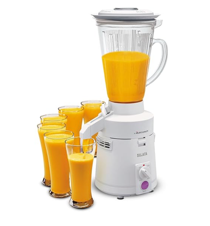Sujata Megamix 900 Watts Mixer Blender | 22000 Rotations Per Min | 90 Minutes Continuous Running | Versatile Jar 1750 ml