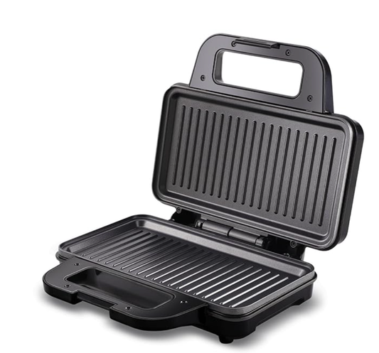 அலுமினிய கிரில் XL தகடுடன் கூடிய சுஜாதா 900 W சாண்ட்விச் மேக்கர் SW12 | டெஃப்ளான் பூச்சு | தானியங்கி வெப்பநிலை கட்டுப்பாடு 