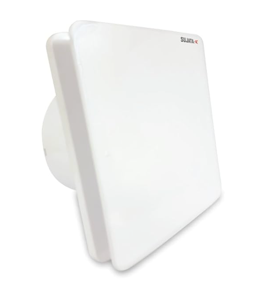 Sujata Exhaust Fan | 2 Yrs Warranty | 150mm, 230V, 2300 RPM, Exhaust Fan for Bathroom/Kitchen 6 inch, All Rooms 100% Copper Winding (APB243 - White)