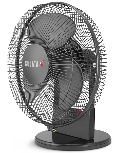 Sujata Cabin Fan | 2 Years Warranty | Cabin Fan Ceiling, 2300 RPM, Multi-Purpose Wall & Ceiling Mounting, High speed motor & Balanced Blades, Energy Efficient (SAP 2700 HS Black)