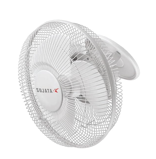 Sujata Cabin Fan | 2 Years Warranty | Cabin Fan Ceiling, 2300 RPM, Multi-Purpose Wall & Ceiling Mounting, High speed motor & Balanced Blades, Energy Efficient (SCF2700 HS White)
