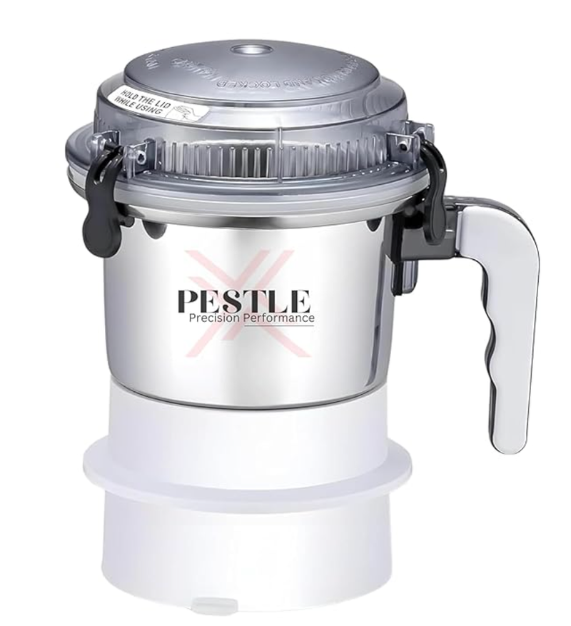 Chutney Jar Suitable for Sujata Mixer Grinder 400ML with 3 Locks Lid-1