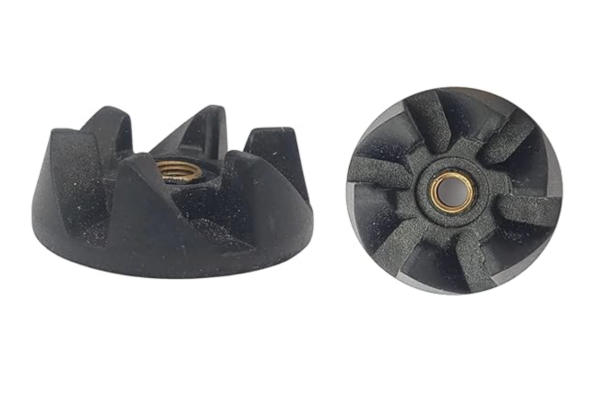 Mixer & Grinder Jar Coupler Compatible for " SUJATA " Rubber Coupler Replacement Parts (Pack of 2 U Jars Couplers) (Black Color)