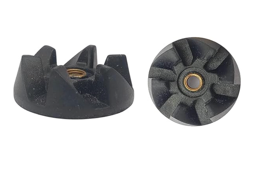 Mixer & Grinder Jar Coupler Compatible for " SUJATA " Rubber Coupler Replacement Parts (Pack of 2 U Jars Couplers) (Black Color)