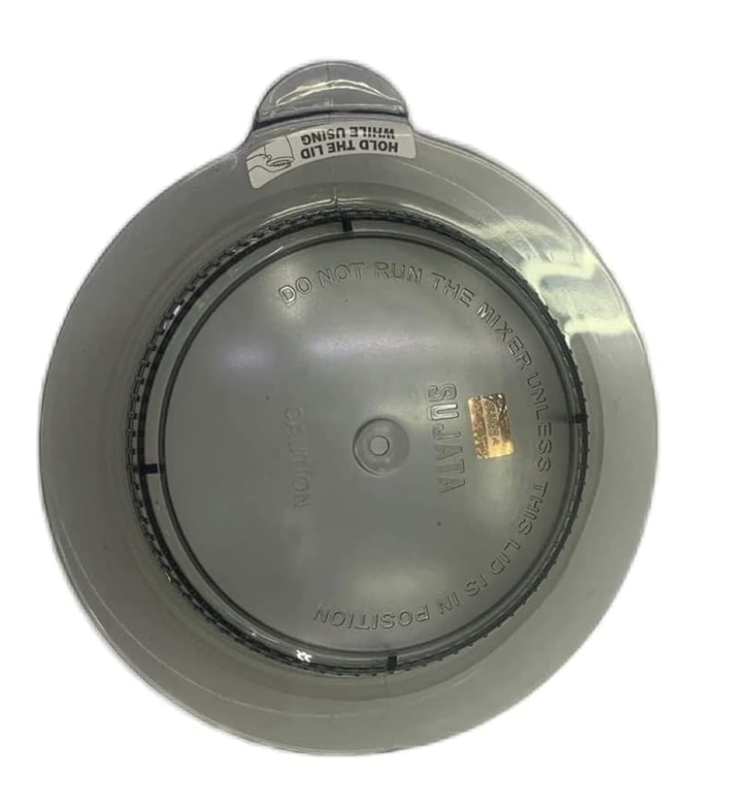 Sujata Flat Lid Cover for Medium Steel Jar, Compatible with Dynamix and Multimix Models