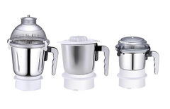 Sujata Mixer Grinder Compatible Combo Jars - 1500ML Dome Jar + 1000ML Medium Jar + 400ML Chutney Jar-1