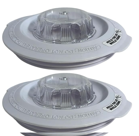 Sujata suitable Jar Lid/Cover - Fits Sujata medium jar (1000 ML) and Sujata Juicer Blender (1500 ML) - Pack of 2